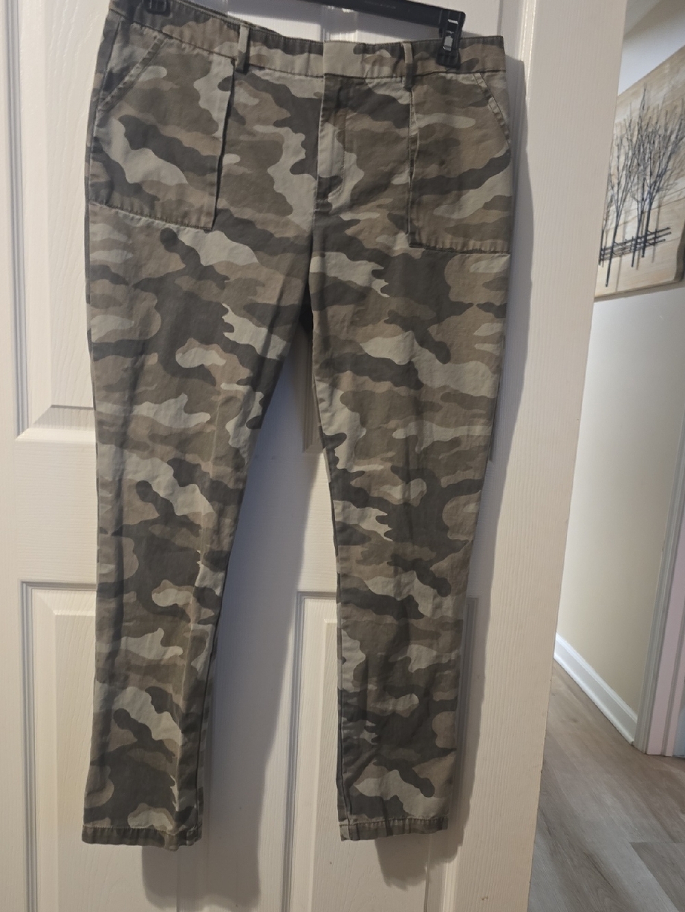 GAP Olive Green Camo Pants